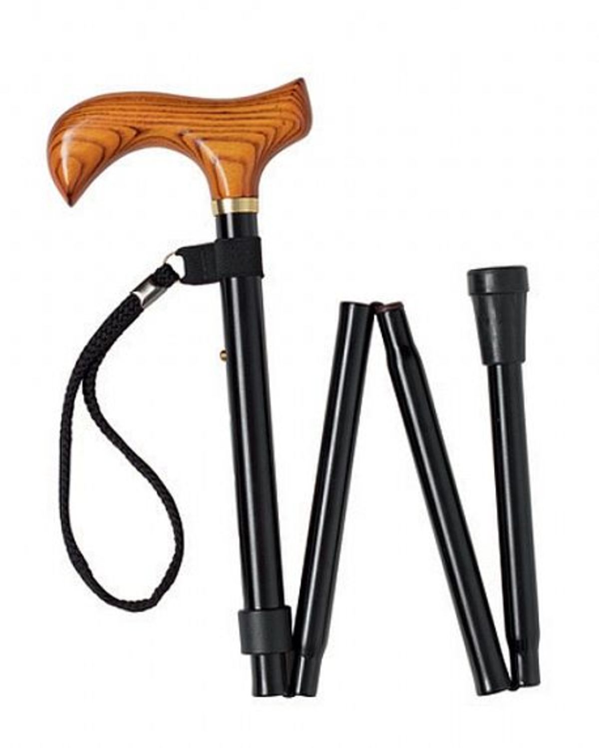 Folding Walking Sticks, Anodized Shaft